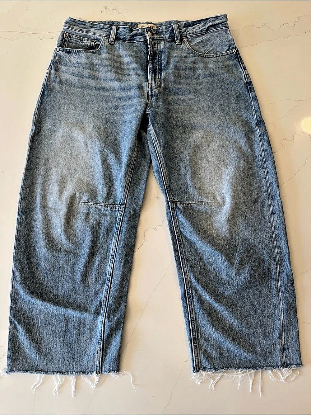 Madewell Mid-Rise Darted Barrel-Leg Jeans Waist 30 Petite